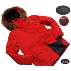 新品正規57000円 ノースフェイス GORE THERMIUM ゴアテックス社 MCMURDO PLUS ダウンジャケット レディースL(メンズM)レッド(RED)