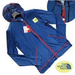 新品正規 ノースフェイス 海外限定 パンチングメッシュ AQUA MESH フーディー/ジャケット メンズMスキューバブルー(SCB)