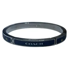 COACH(コーチ) バングル美品  ダークグレー×マルチ