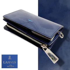 新品正規1.3万円 LANVIN en Bleu ランバン オン ブルー ミスティカル  コインケース/キーケース 紺(NVY) 532601