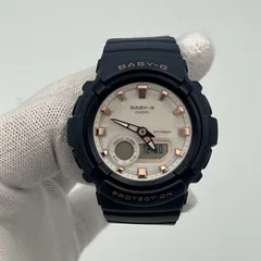 ■ CASIO Baby-G アナデジ 腕時計 ネイビー×ローズゴールド 耐衝撃 レディース