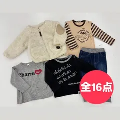 【元旦のみ！2,700円→2,000円】ベビー服 福袋 70〜90サイズ 16点まとめ売り 秋冬