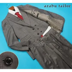 新品サンプル azabu tailor 麻布テーラー 春秋『Loro Piana ロロピアーナ AUSTRALIS』Super150S スリーピーススーツ 46A(A5)茶 0318- 031