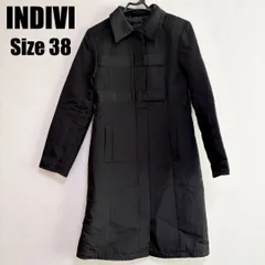 INDIVI インディビ ロングコート ブラック インディヴィ