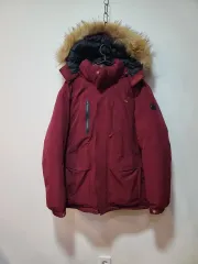 ラフマ メンズ バーガンディ GORE-TEX グースダウン ダウン 100