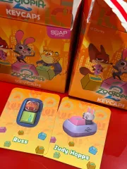 ズートピア2 キーキャップ ジュディ ルス まとめ (ベンジャミン フラッシュ 追加購入可能)