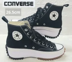 【美品】コンバース ランスター チャックテイラー ハイカット 厚底(+5cm) 166800C 26.5cm スニーカー《1211-06》