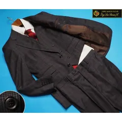 新品サンプル16.6万円 azabu tailor 麻布テーラー『Loro Piana ロロピアーナ AUSTRALIS』Super150S スリーピーススーツ 46A(A5)茶 0728-122