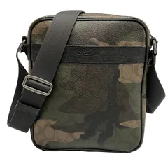 COACH(コーチ) ショルダーバッグ - F59913 カーキ×ダークブラウン×黒 レザー