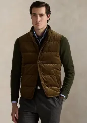 ポロ キルティング コーデュロイ ベスト