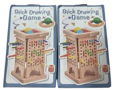 【管理番号-P】木製玩具 Stick Drawing Game バランスゲーム 2個セット