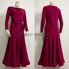 L　新品　社交ダンス　緑　トップス　シンプル　レッスン　ワルツ　ラテン　2037 Lサイズ 新品 社交ダンス グレー トップス シンプル レッスン ワルツ