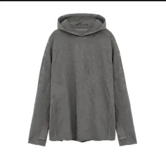 3) POLYTERU HUMAN MADE INDEX スラブ フーディー チャコール