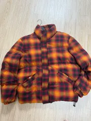 L ザラ CHECK ダウン アウター