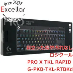 [bn:4] ロジクール　PRO X TKL RAPID G-PKB-TKL-RTBKd　ブラック　未使用