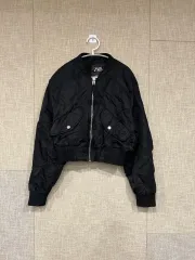 ZARA ザラ クロップド ブルゾン ジャケット ブラック