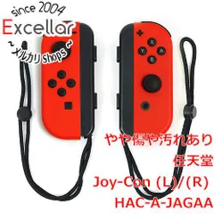 [bn:14] 任天堂　Joy-Con (L)/(R)　レッド　HAC-A-JAGAA 元箱あり