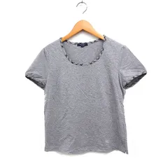 バーバリー ロンドン BURBERRY LONDON 国内正規品 半袖 カットソー Tシャツ 丸首 チェック コットン 綿 5 グレー 灰 /FT43