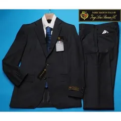 新品12.9万円 大手百貨店扱い 10マンス『ロロピアーナ 伊製生地』Super130Sウール100% 艶感 ストライプ スーツA4灰(C) 1511271