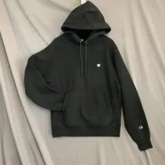 S Champion リバースウィーブ ブラック 起毛 WHO Tシャツ