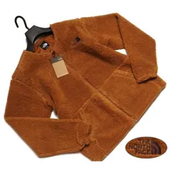 新品正規 ノースフェイス 海外限定 CAMPER ジップアップ ボアフリース/ジャケット メンズLブラウン(BRS) 直営店購入