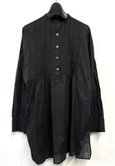 JOURNAL STANDARD｜ジャーナルスタンダード バンドカラー フリル ロングシャツ ブラウス