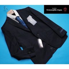 J3120美品エルメネジルドゼニアSienaストレッチシルクダブルジャケット