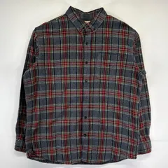 古着 エルエルビーン L.L.Bean 長袖シャツ ネルシャツ アウトドア チェック柄 胸ポケット ボタンダウン L マルチカラー メンズ