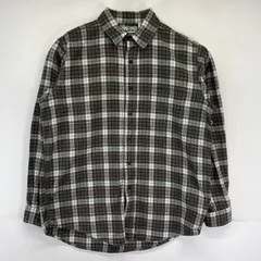 古着 90's/90年代 エルエルビーン L.L.Bean USA製 長袖シャツ ネルシャツ チェック柄 胸ポケット アウトドア  M マルチカラー メンズ