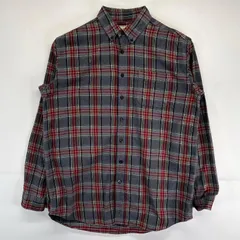 古着 エルエルビーン L.L.Bean 長袖シャツ アウトドア ボタンダウン チェック柄 胸ポケット  L マルチカラー メンズ