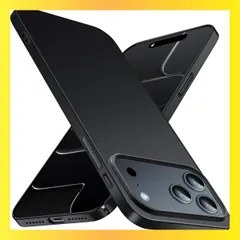 ★送料無料★Color:ブラック WYEPXOL 対応 iPhone 17 Pro Max 用ケース 6.9 インチ対応 耐衝撃 Qi充電対応 黄ばみなし 耐久 薄型 指紋防止 すり傷防止 レンズ保護 ストラップホール付き アイフォン17 pro max 用カ