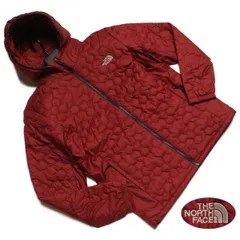 新品正規 ノースフェイス 海外限定 六角キルティング 高機能中綿 V-MOTION AIR 1 ジャケット メンズXXLダークレッド(DKR)