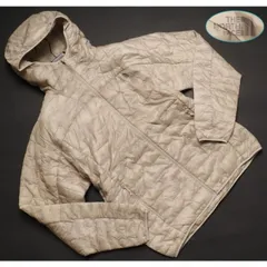 新品正規 ノースフェイス 海外限定 高機能エコダウン ACTIVE WARMTH フーディー/ジャケット メンズXXXLライトベージュ(LBE)