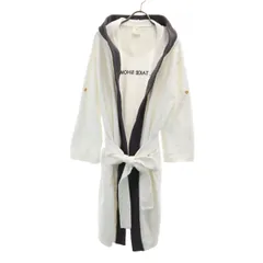 gelato pique ジェラートピケ ガウン F ホワイト ルームウェア ロールアップ袖 レディース 古着