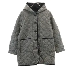 Sunny clouds サニークラウズ キルティングコート LL ブラック 中綿 レディース 古着