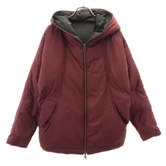 DKNY DONNA KARAN NEW YORK ダナキャランニューヨーク リバーシブル ダウンジャケット 2 ボルドー レディース 古着