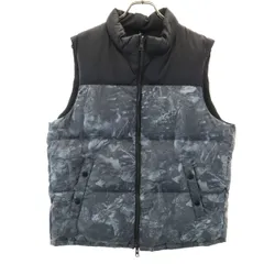 nano BASE ナノベース ハイブリッド ダウンベスト M グレー ナノユニバース メンズ 古着