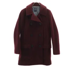 GAP ギャップ ウールブレンド ピーコート M ボルドー系 レディース 古着のサムネイル