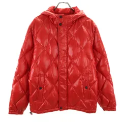 UNIQLO ユニクロ プレミアム ダウンジャケット M レッド メンズ 古着