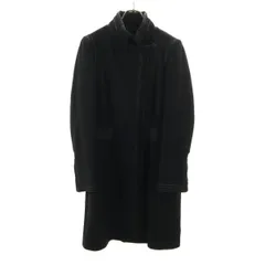 ZARA WOMAN ザラウーマン ウールブレンド スタンドカラー ロングコート M ブラック レディース 古着