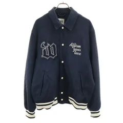 ZARA ザラ フェイクレザー ブルゾン XL ネイビー系 メンズ 古着