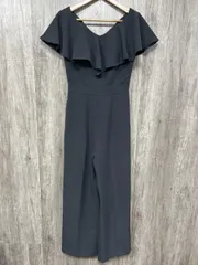 LAGUNAMOON ラグナムーン デコルテラッフルパンツドレス オールインワン sizeM/グレー ■■ レディース