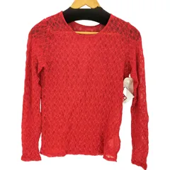 レイビームス Ray BEAMS ストレッチ レース クルーネック Tシャツ レディース 表記無 