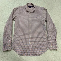 ポロシャツ チェック スリムフィット s