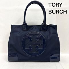 ○TORY BURCH トートバッグ エラ・トート○トリー ネイビー L 大 