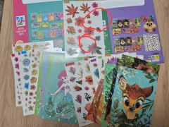 ディズニー ステッカー はがき