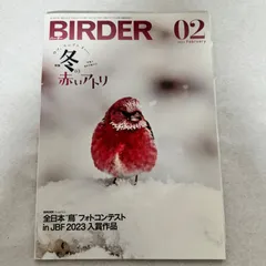 雑誌★BIRDER★バーダー★2024年2月号★冬の赤いアトリ特集★中古