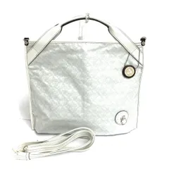 PELLE BORSA ペレボルサ 2WAYショルダーバッグ  総柄/PVC    ホワイト レディース / 240001178135
