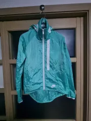 ナイキ ウィンドブレーカー ミント色 ウィンドブレーカー フード ジップアップ 80