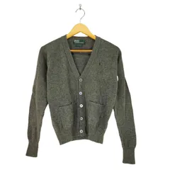 ポロバイラルフローレン Polo by RALPH LAUREN ポニー刺繍 LAMBSWOOL Vネックカーディガン レディース  150